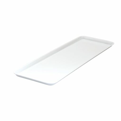 Melamine Platter Rectangular Large 500 x 180mm White